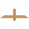 Ekena Millwork Eugene Smooth Timber Gable Bracket, Western Red Cedar, 36"W x 12"H x 1 1/2"D x 3 1/2"F, 8/12 Pitch GBW036X12X0204EUG00SWR - alternate 1